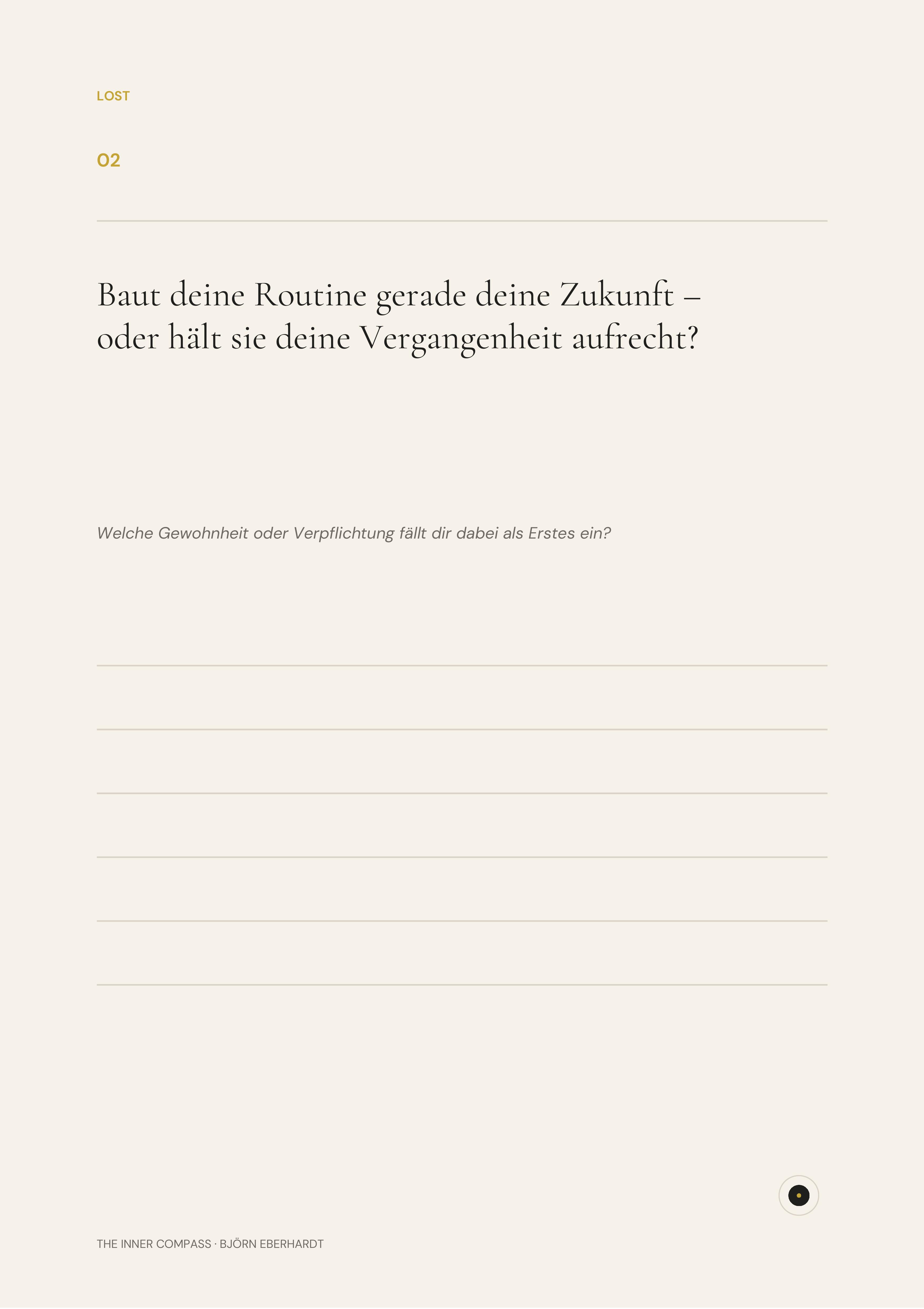 Beispielseite aus dem Reflection Guide